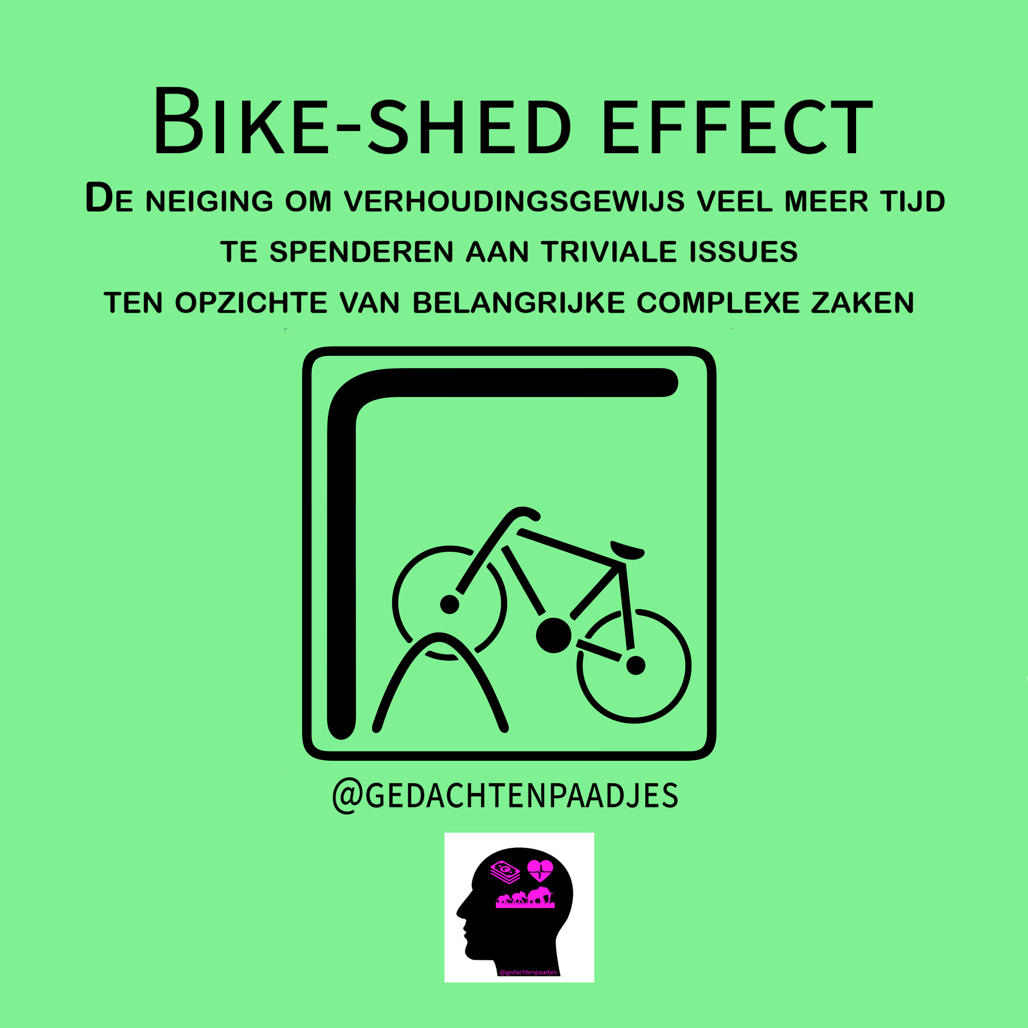 Alle cognitive biases uit de gedragspsychologie uitgelegd het bikeshed